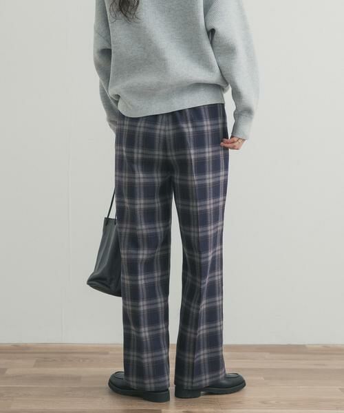 URBAN RESEARCH DOORS / アーバンリサーチ ドアーズ その他パンツ | 『UR TECH』チェックストレートイージーパンツ | 詳細5