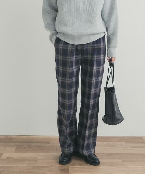 URBAN RESEARCH DOORS / アーバンリサーチ ドアーズ その他パンツ | 『UR TECH』チェックストレートイージーパンツ | 詳細6