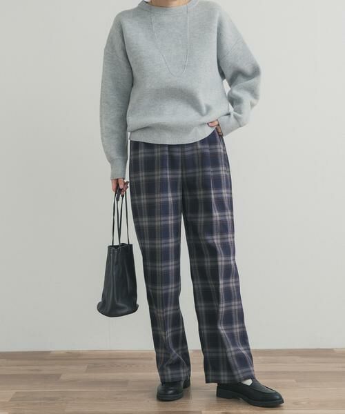 URBAN RESEARCH DOORS / アーバンリサーチ ドアーズ その他パンツ | 『UR TECH』チェックストレートイージーパンツ | 詳細7