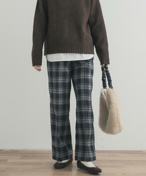 URBAN RESEARCH DOORS / アーバンリサーチ ドアーズ その他パンツ | 『UR TECH』チェックストレートイージーパンツ | 詳細20