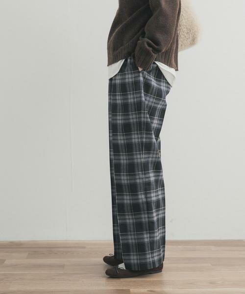 URBAN RESEARCH DOORS / アーバンリサーチ ドアーズ その他パンツ | 『UR TECH』チェックストレートイージーパンツ | 詳細22
