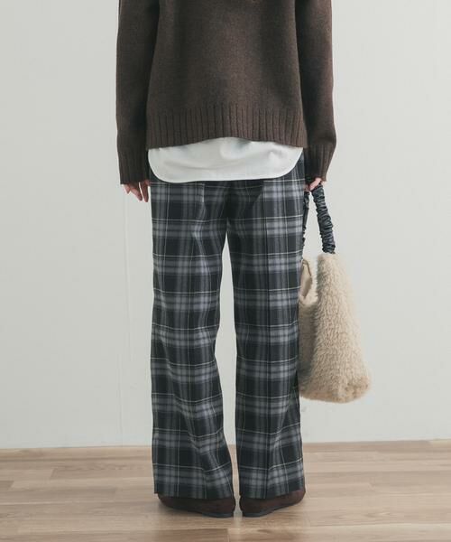 URBAN RESEARCH DOORS / アーバンリサーチ ドアーズ その他パンツ | 『UR TECH』チェックストレートイージーパンツ | 詳細23