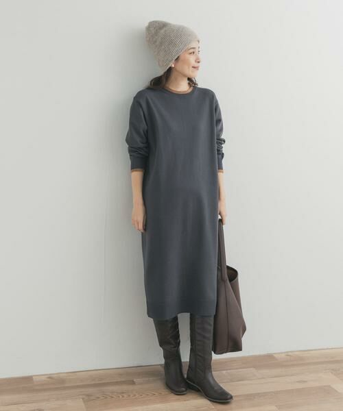 URBAN RESEARCH DOORS / アーバンリサーチ ドアーズ ワンピース | バイカラーKNITワンピース | 詳細16