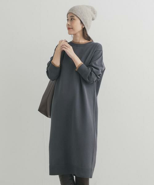 URBAN RESEARCH DOORS / アーバンリサーチ ドアーズ ワンピース | バイカラーKNITワンピース | 詳細21