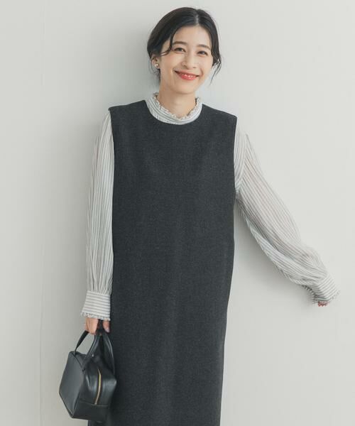 URBAN RESEARCH DOORS / アーバンリサーチ ドアーズ ワンピース | カットジャンパースカート | 詳細14