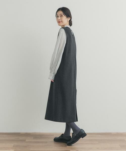 URBAN RESEARCH DOORS / アーバンリサーチ ドアーズ ワンピース | カットジャンパースカート | 詳細15