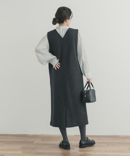 URBAN RESEARCH DOORS / アーバンリサーチ ドアーズ ワンピース | カットジャンパースカート | 詳細16