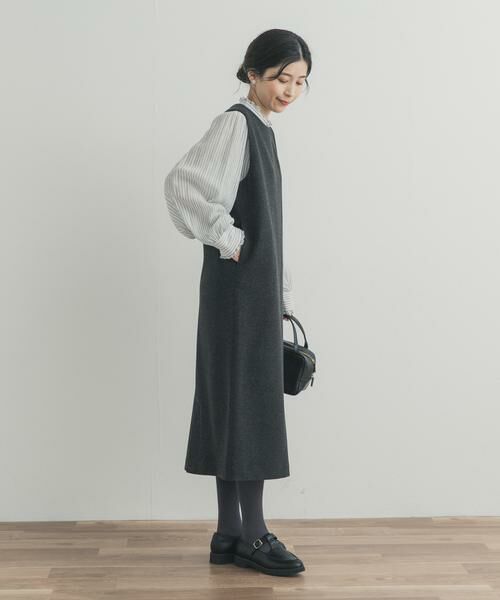 URBAN RESEARCH DOORS / アーバンリサーチ ドアーズ ワンピース | カットジャンパースカート | 詳細18