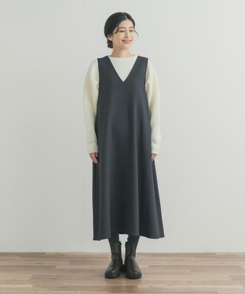 URBAN RESEARCH DOORS / アーバンリサーチ ドアーズ ワンピース | カットジャンパースカート | 詳細20