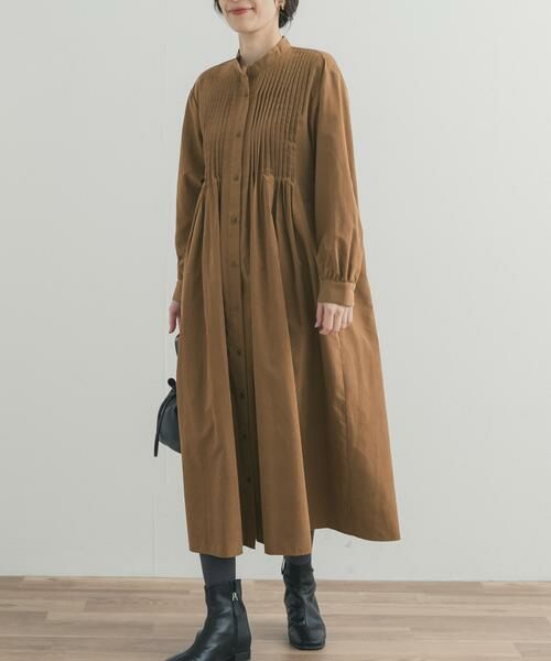 URBAN RESEARCH DOORS / アーバンリサーチ ドアーズ ワンピース | ピーチタッチピンタックワンピース | 詳細5