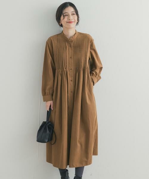 URBAN RESEARCH DOORS / アーバンリサーチ ドアーズ ワンピース | ピーチタッチピンタックワンピース | 詳細6