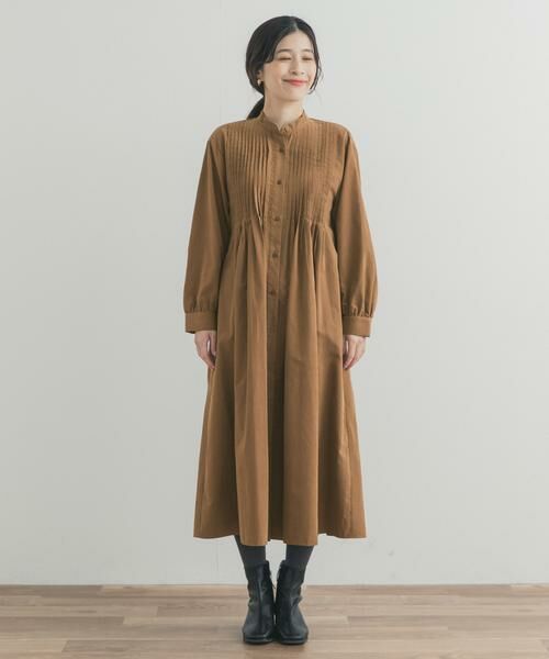 URBAN RESEARCH DOORS / アーバンリサーチ ドアーズ ワンピース | ピーチタッチピンタックワンピース | 詳細8