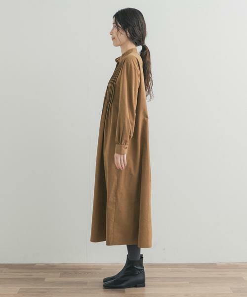 URBAN RESEARCH DOORS / アーバンリサーチ ドアーズ ワンピース | ピーチタッチピンタックワンピース | 詳細9