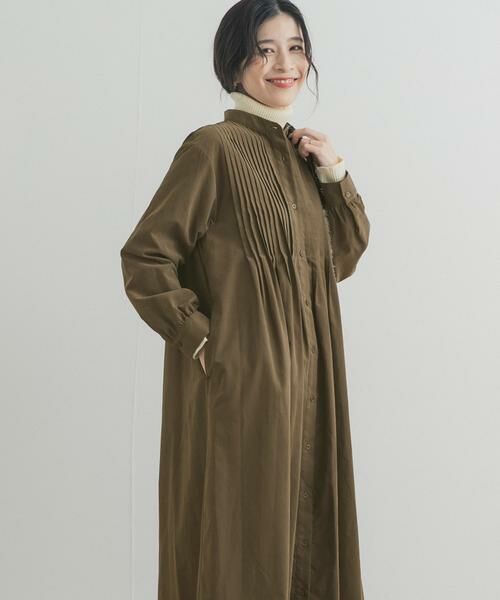 URBAN RESEARCH DOORS / アーバンリサーチ ドアーズ ワンピース | ピーチタッチピンタックワンピース | 詳細20