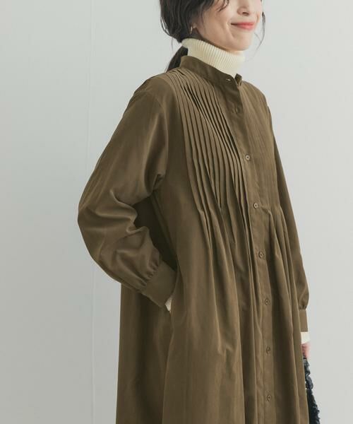 URBAN RESEARCH DOORS / アーバンリサーチ ドアーズ ワンピース | ピーチタッチピンタックワンピース | 詳細21