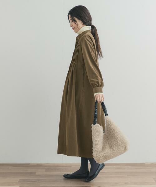 URBAN RESEARCH DOORS / アーバンリサーチ ドアーズ ワンピース | ピーチタッチピンタックワンピース | 詳細22