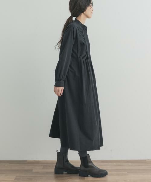 URBAN RESEARCH DOORS / アーバンリサーチ ドアーズ ワンピース | ピーチタッチピンタックワンピース | 詳細30