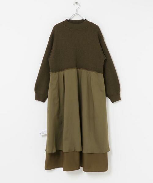 URBAN RESEARCH DOORS / アーバンリサーチ ドアーズ ワンピース | ニットドッキングワンピース | 詳細11