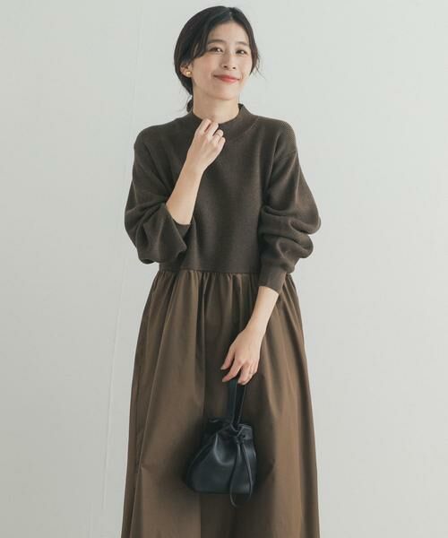 URBAN RESEARCH DOORS / アーバンリサーチ ドアーズ ワンピース | ニットドッキングワンピース | 詳細6