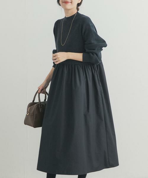 URBAN RESEARCH DOORS / アーバンリサーチ ドアーズ ワンピース | ニットドッキングワンピース | 詳細15