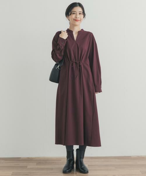 URBAN RESEARCH DOORS / アーバンリサーチ ドアーズ ワンピース | ドロストリボンフレアワンピース | 詳細2