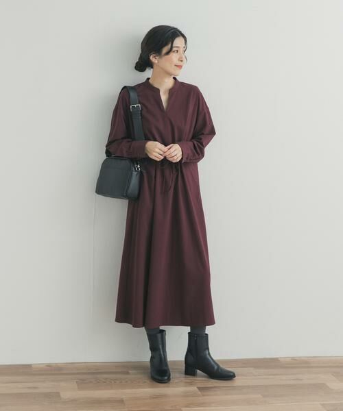 URBAN RESEARCH DOORS / アーバンリサーチ ドアーズ ワンピース | ドロストリボンフレアワンピース | 詳細4