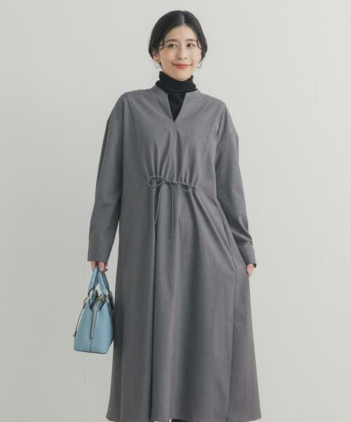 URBAN RESEARCH DOORS / アーバンリサーチ ドアーズ ワンピース | ドロストリボンフレアワンピース | 詳細13