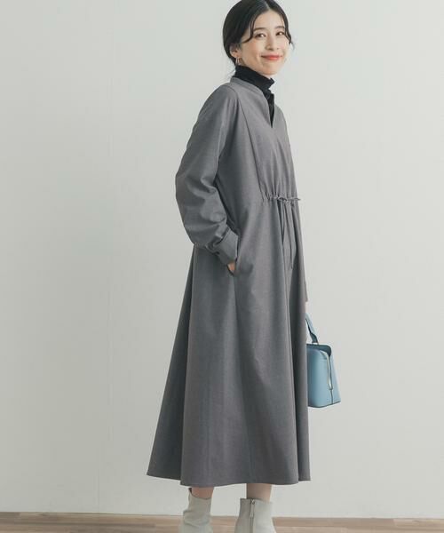 URBAN RESEARCH DOORS / アーバンリサーチ ドアーズ ワンピース | ドロストリボンフレアワンピース | 詳細15