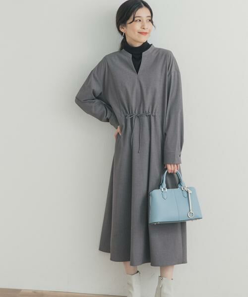 URBAN RESEARCH DOORS / アーバンリサーチ ドアーズ ワンピース | ドロストリボンフレアワンピース | 詳細16