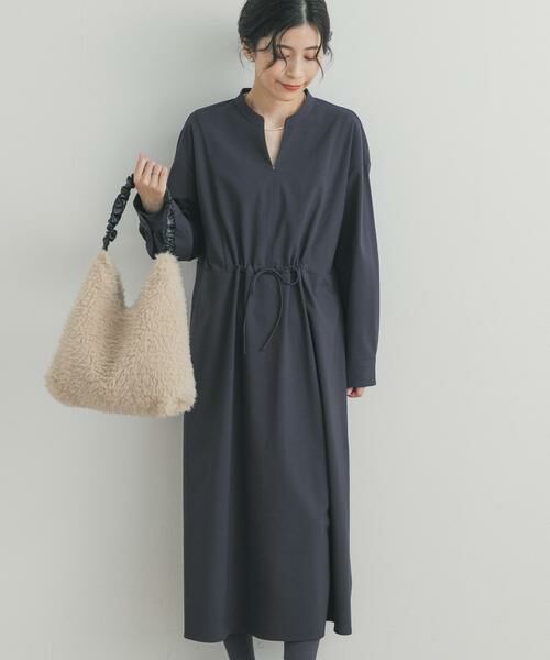 URBAN RESEARCH DOORS / アーバンリサーチ ドアーズ ワンピース | ドロストリボンフレアワンピース | 詳細21