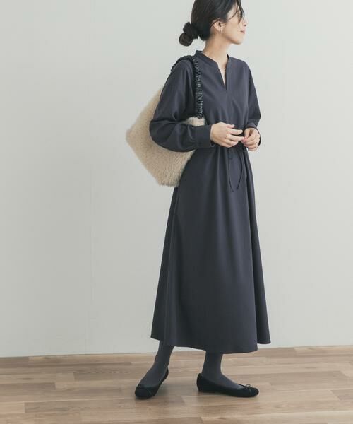 URBAN RESEARCH DOORS / アーバンリサーチ ドアーズ ワンピース | ドロストリボンフレアワンピース | 詳細22