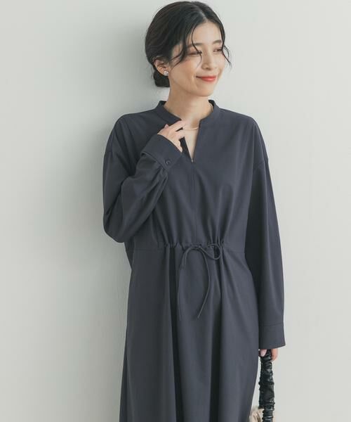 URBAN RESEARCH DOORS / アーバンリサーチ ドアーズ ワンピース | ドロストリボンフレアワンピース | 詳細23