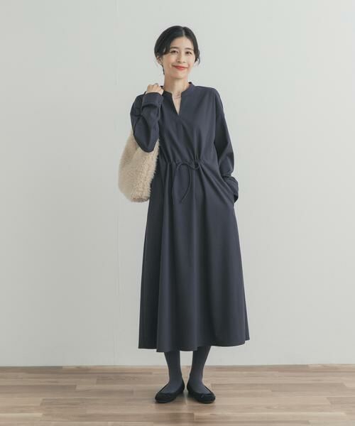 URBAN RESEARCH DOORS / アーバンリサーチ ドアーズ ワンピース | ドロストリボンフレアワンピース | 詳細24