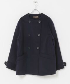 URBAN RESEARCH DOORS / アーバンリサーチ ドアーズ ピーコート | ウールノーカラーコート