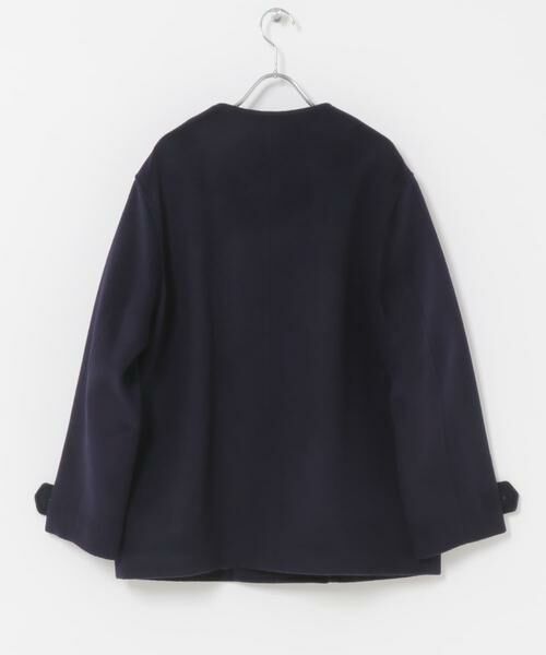 URBAN RESEARCH DOORS / アーバンリサーチ ドアーズ ピーコート | ウールノーカラーコート | 詳細11