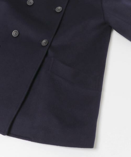 URBAN RESEARCH DOORS / アーバンリサーチ ドアーズ ピーコート | ウールノーカラーコート | 詳細9