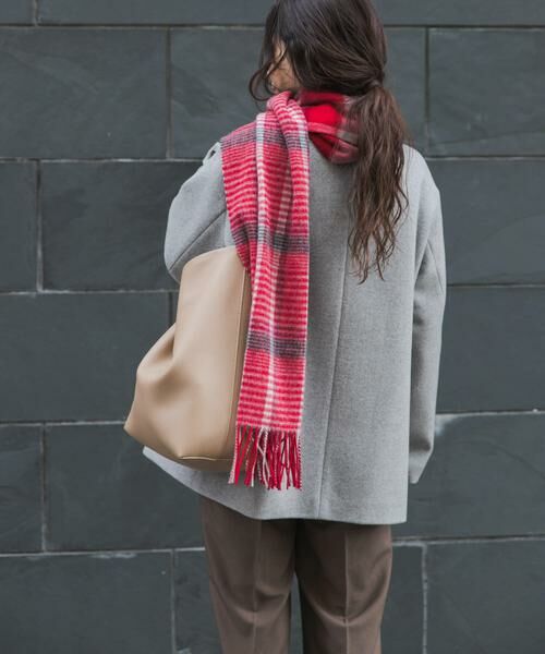 URBAN RESEARCH DOORS / アーバンリサーチ ドアーズ ピーコート | ウールノーカラーコート | 詳細27