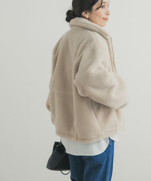 URBAN RESEARCH DOORS / アーバンリサーチ ドアーズ その他アウター | ZIPボアブルゾン | 詳細3