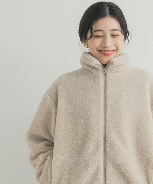 URBAN RESEARCH DOORS / アーバンリサーチ ドアーズ その他アウター | ZIPボアブルゾン | 詳細6