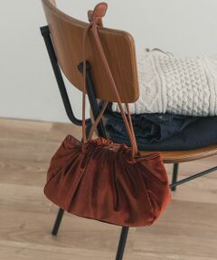 URBAN RESEARCH DOORS / アーバンリサーチ ドアーズ ショルダーバッグ | 2wayベロア巾着ショルダー