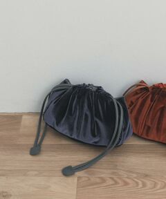 URBAN RESEARCH DOORS / アーバンリサーチ ドアーズ ショルダーバッグ | 2wayベロア巾着ショルダー