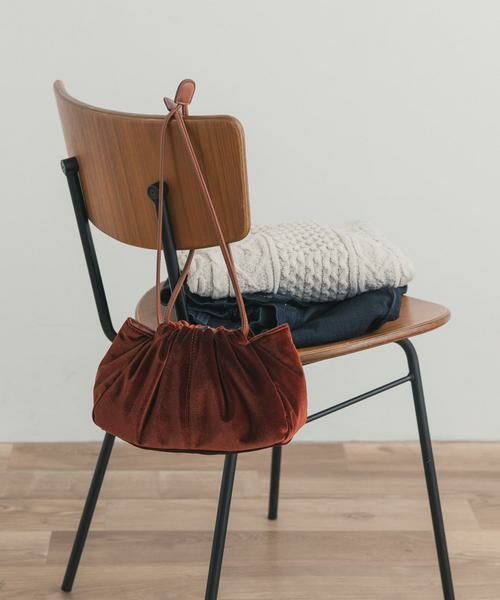 URBAN RESEARCH DOORS / アーバンリサーチ ドアーズ ショルダーバッグ | 2wayベロア巾着ショルダー | 詳細1