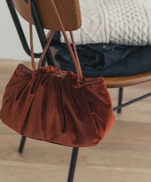 URBAN RESEARCH DOORS / アーバンリサーチ ドアーズ ショルダーバッグ | 2wayベロア巾着ショルダー | 詳細2