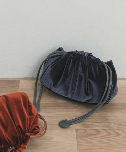 URBAN RESEARCH DOORS / アーバンリサーチ ドアーズ ショルダーバッグ | 2wayベロア巾着ショルダー | 詳細5