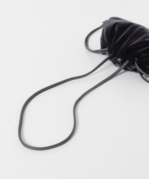 URBAN RESEARCH DOORS / アーバンリサーチ ドアーズ ショルダーバッグ | 2wayベロア巾着ショルダー | 詳細9