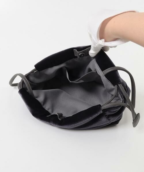 URBAN RESEARCH DOORS / アーバンリサーチ ドアーズ ショルダーバッグ | 2wayベロア巾着ショルダー | 詳細10