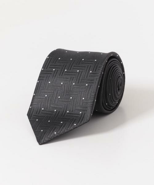URBAN RESEARCH DOORS / アーバンリサーチ ドアーズ ネクタイ | LIFE STYLE TAILOR　26SS国内タイドット1（グレー）