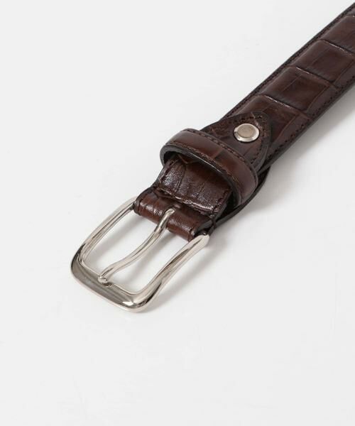 URBAN RESEARCH DOORS / アーバンリサーチ ドアーズ ベルト・サスペンダー | LIFE STYLE TAILOR　エンボスレザーベルト | 詳細2