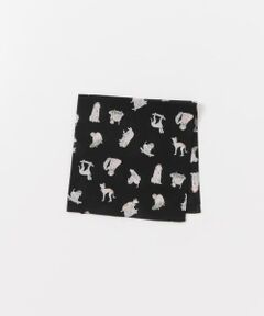 URBAN RESEARCH DOORS / アーバンリサーチ ドアーズ ハンカチ | LIFE STYLE TAILOR　アニマルモチーフ柄コットンハンカチ