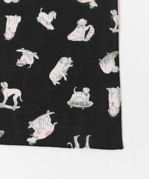 URBAN RESEARCH DOORS / アーバンリサーチ ドアーズ ハンカチ | LIFE STYLE TAILOR　アニマルモチーフ柄コットンハンカチ | 詳細5